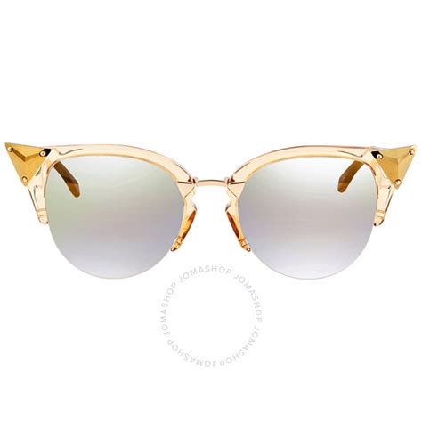 fendi iridia ff 0041 s|Fendi Iridia Brown Grey Shaded Cat Eye Ladies Sunglasses FF .